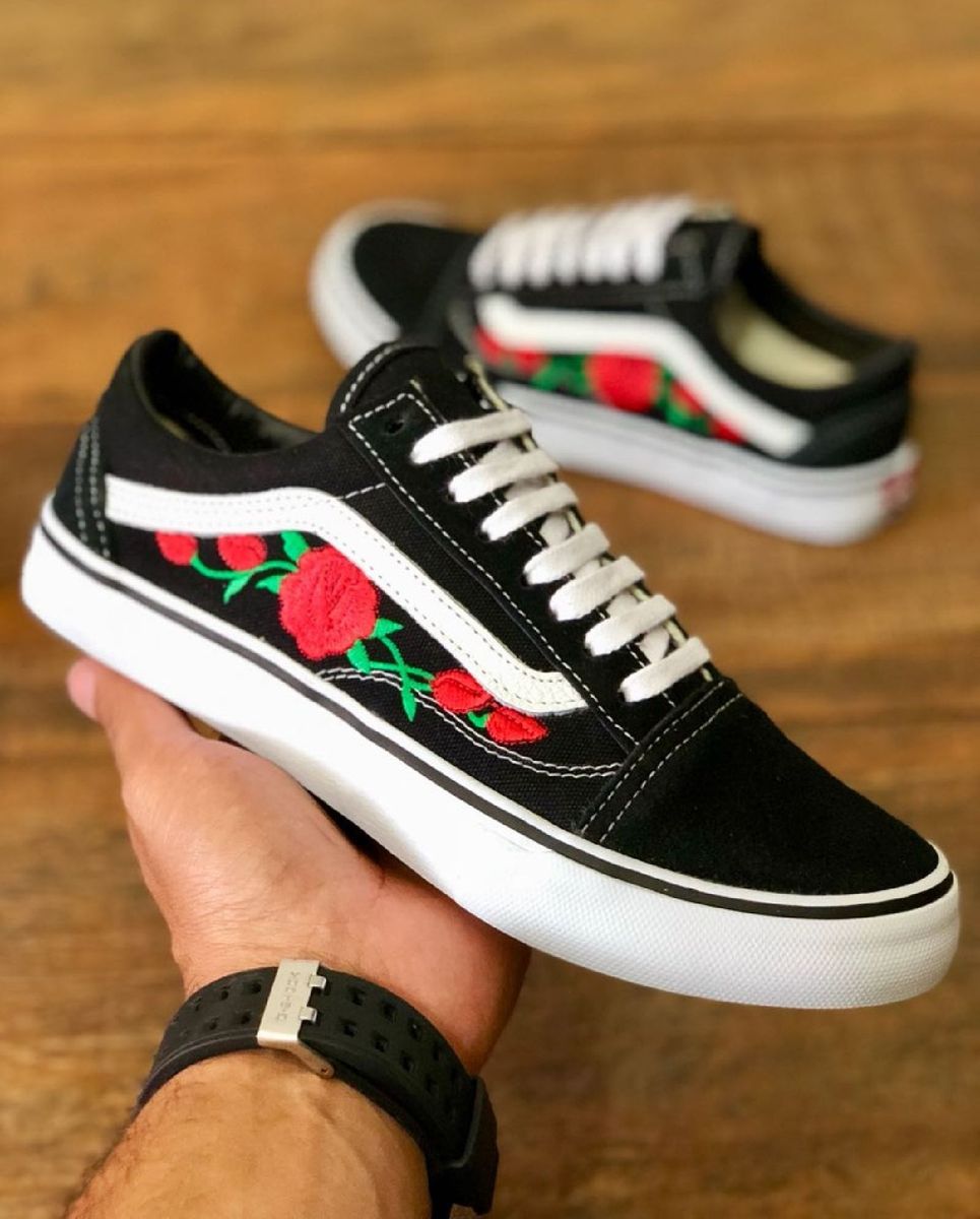 vans vermelho feminino