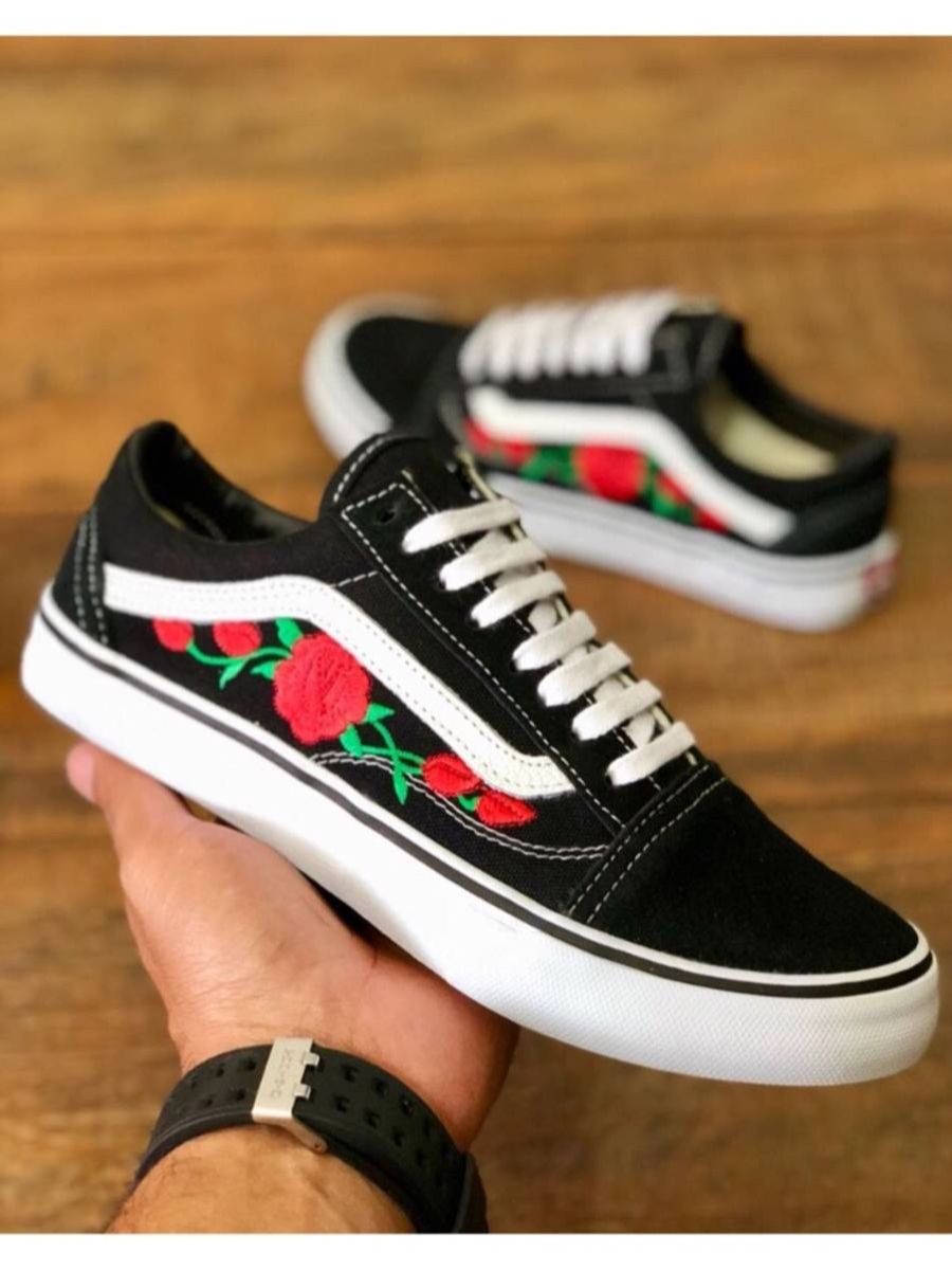 tenis vans floral original