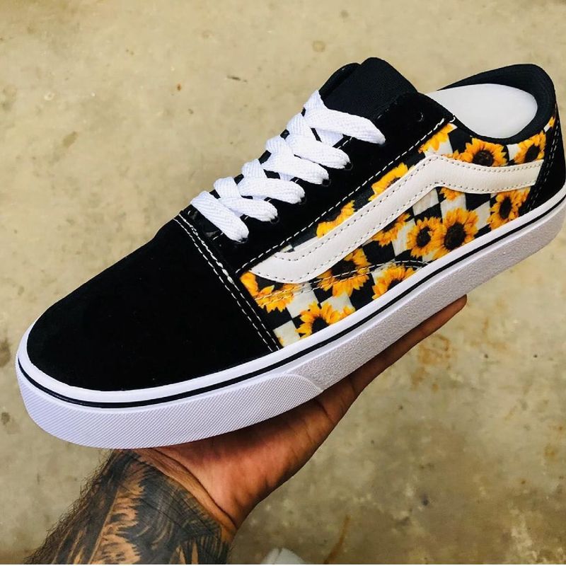 Tenis girassol hot sale vans