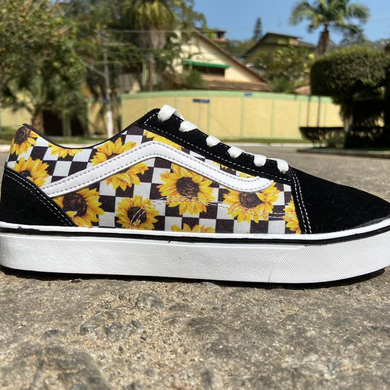 Tenis vans hot sale de girassol