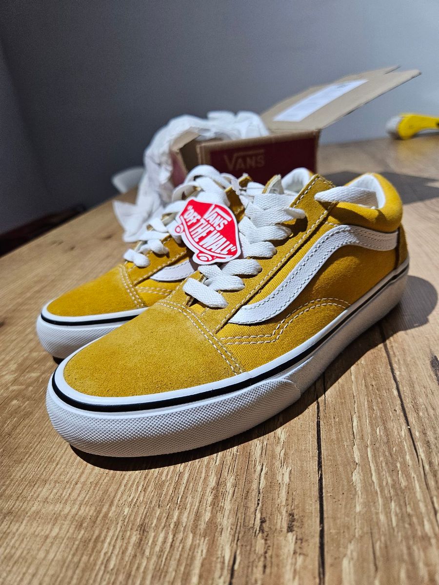 Vans old skool yellow sales mustard