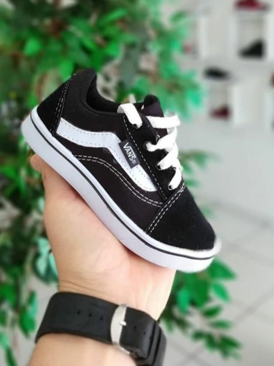 vans old skool preto infantil