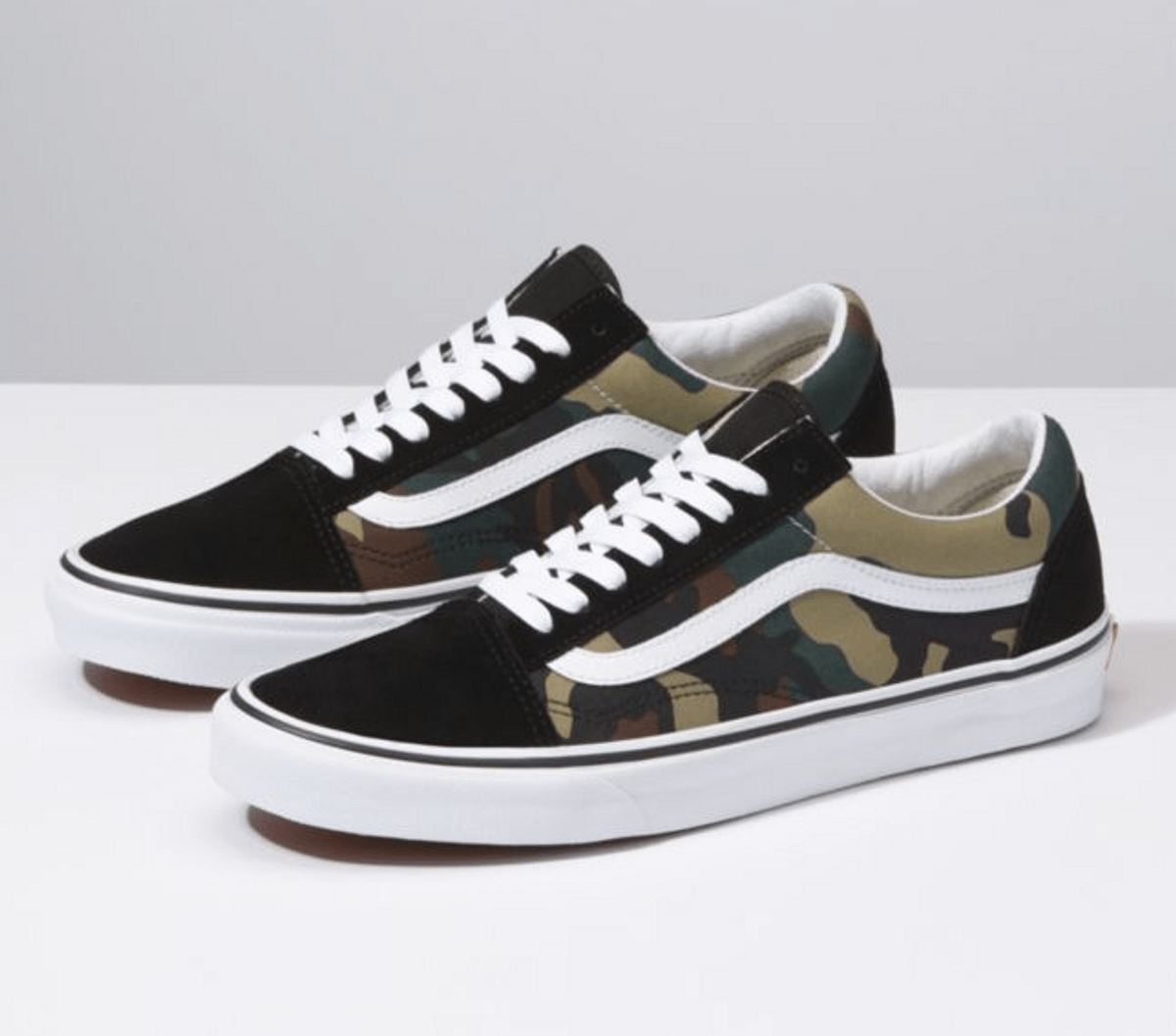 tenis da vans camuflado