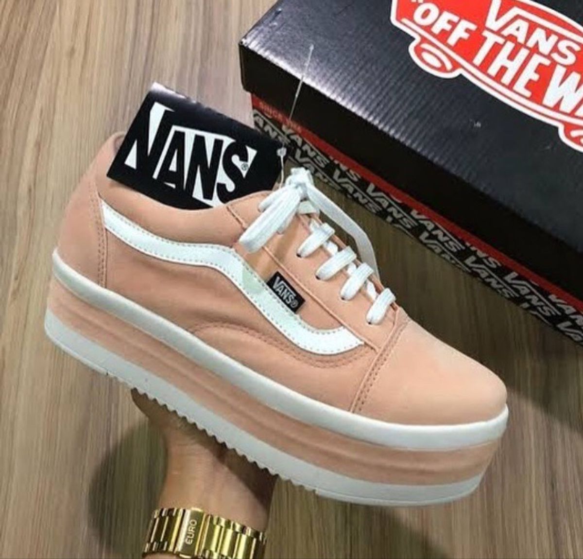 vans old skool feminino plataforma