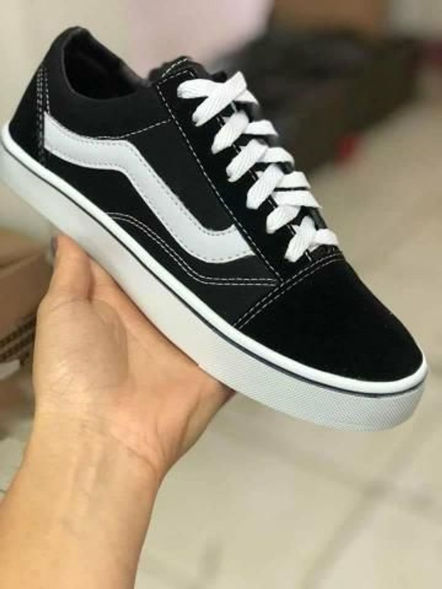 vans preto e branco masculino