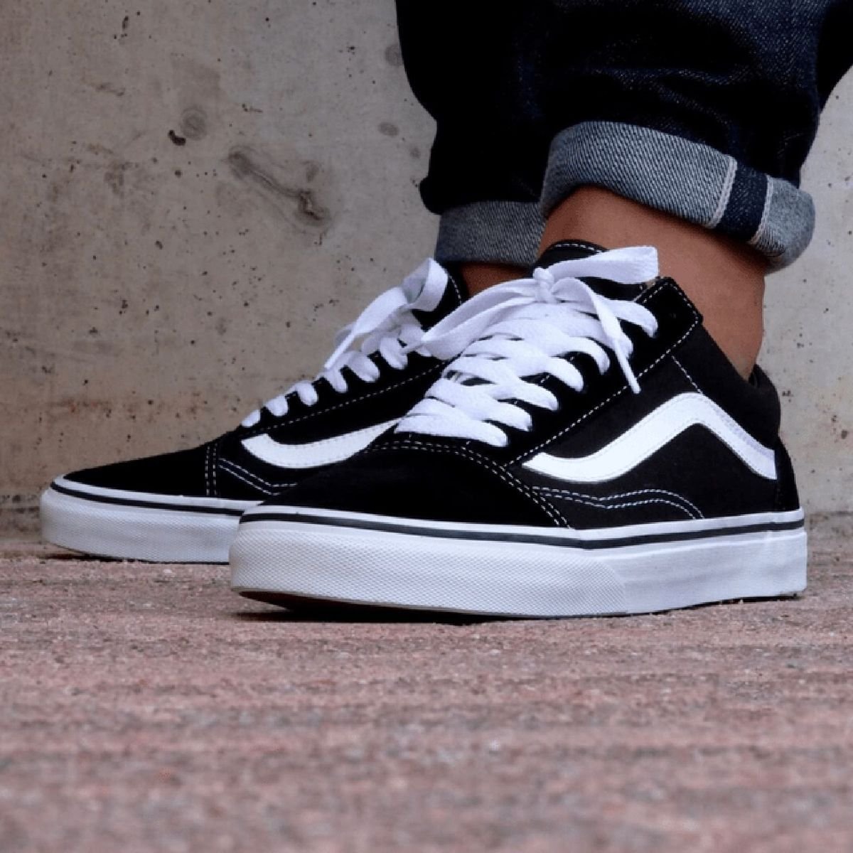 T nis Vans  Old  Skool  Preto e Branco 70 de Desconto Numero 