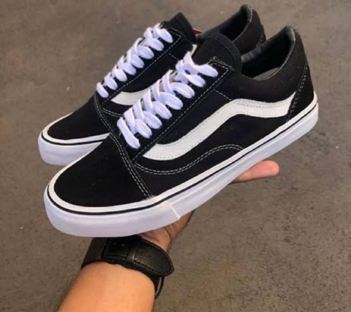 tênis vans old skool preto unissex