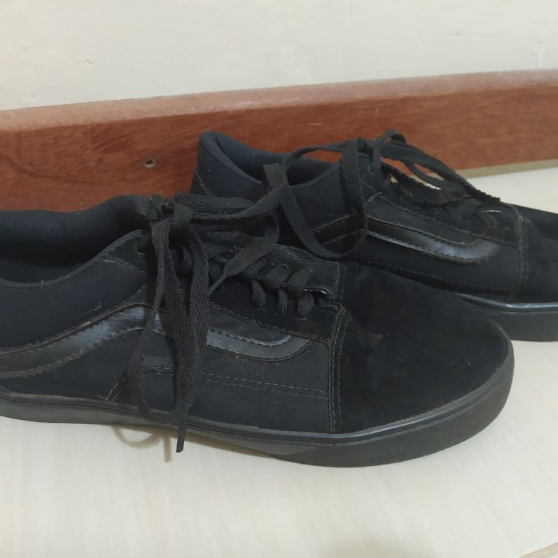 Tênis Vans Old Skool Preto Tamanho 37, Tênis Feminino Vans Usado 85820566