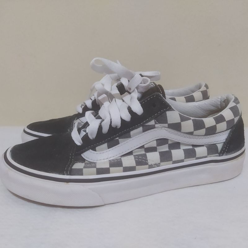 Tenis vans hotsell old skool quadriculado