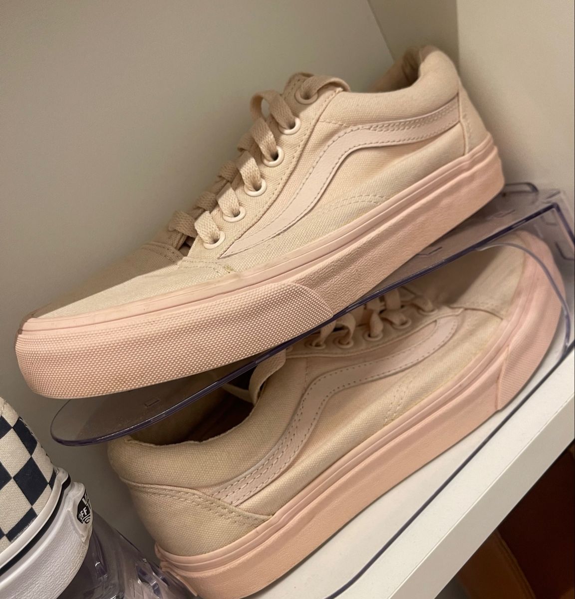 Vans old clearance skool rosa claro