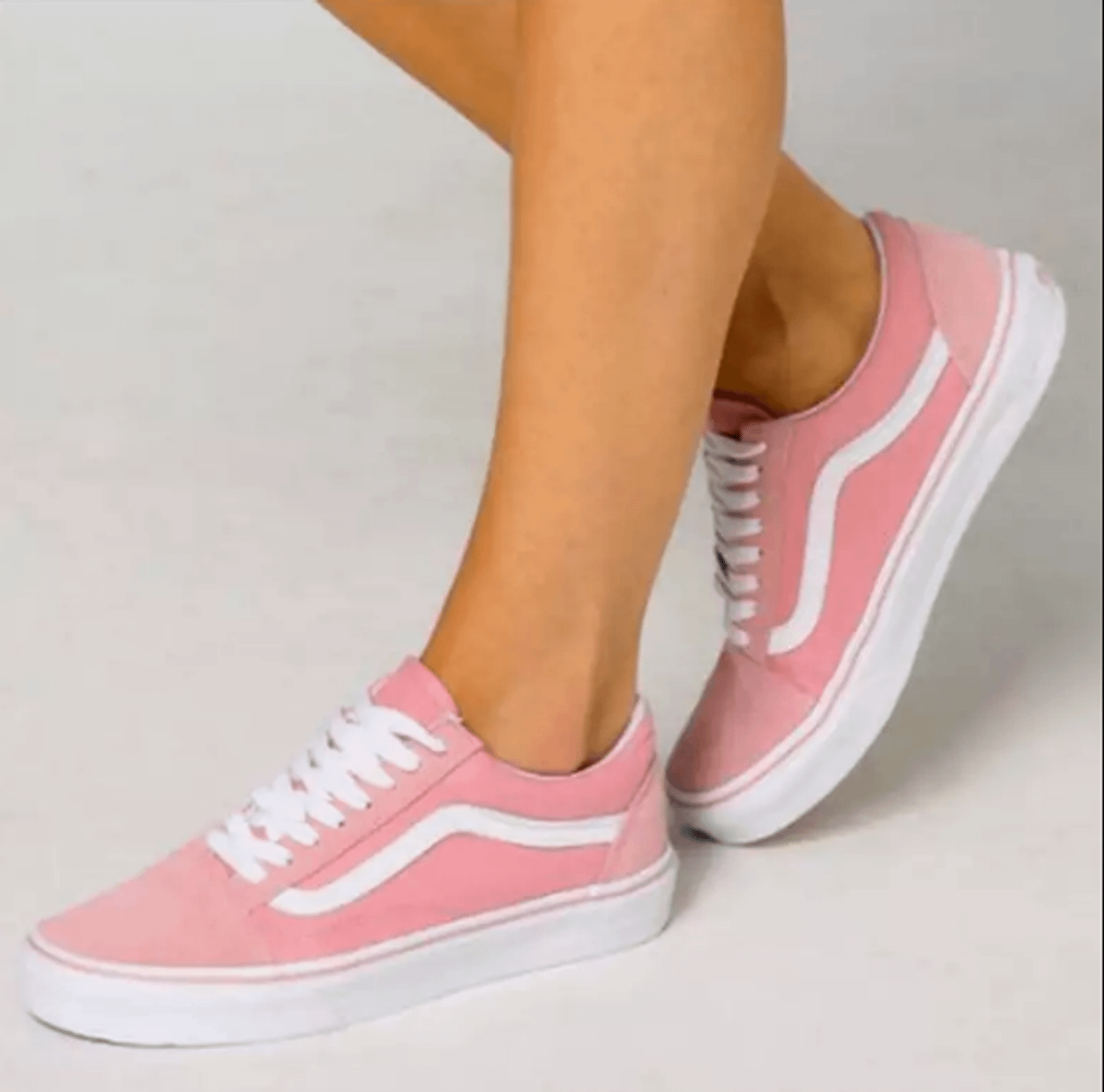 tenis vans old school rosa