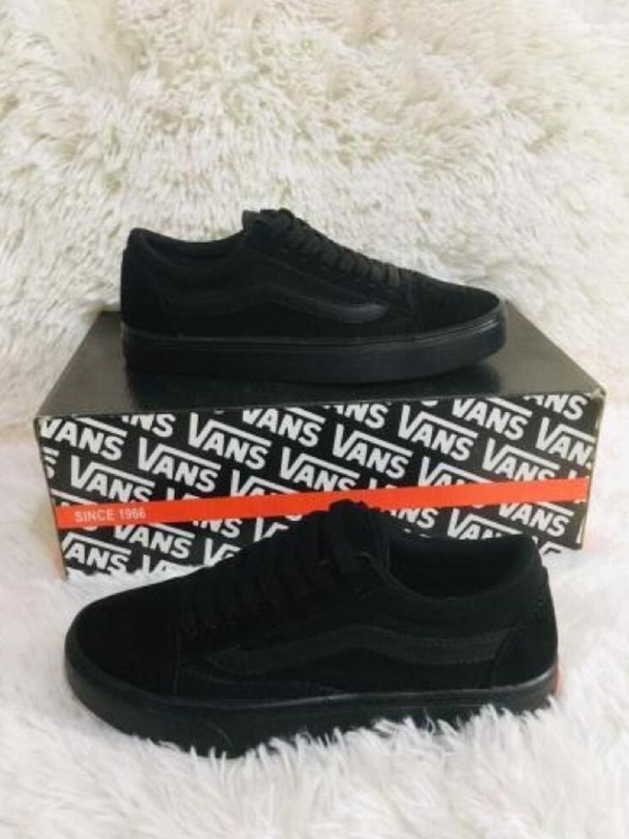 vans old skool todo preto