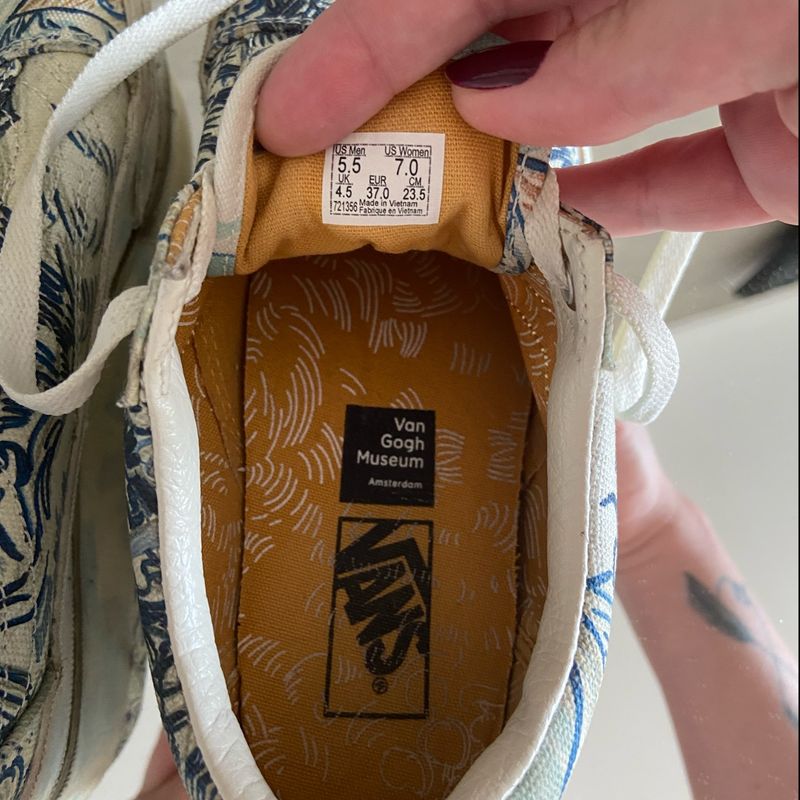 Tenis vans clearance van gogh valor