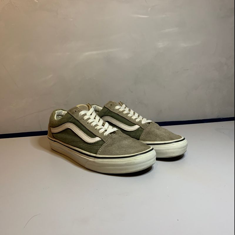 Tênis Vans Verde Água | Tênis Feminino Vans Usado 38997695 | enjoei