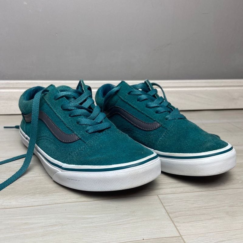 Tênis Vans Verde Água | Tênis Feminino Vans Usado 38997695 | enjoei