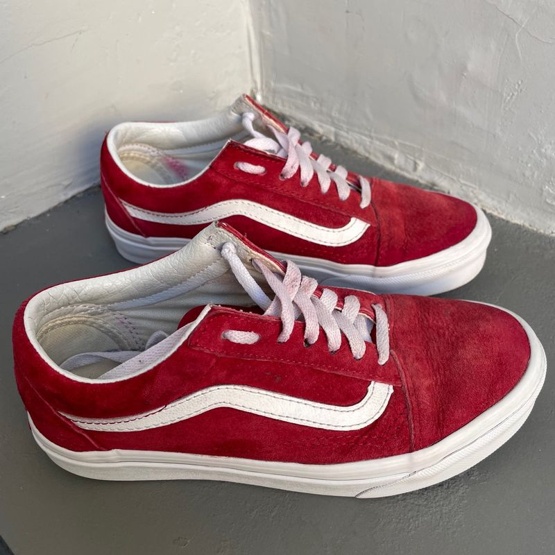 Tenis old best sale skool vermelho