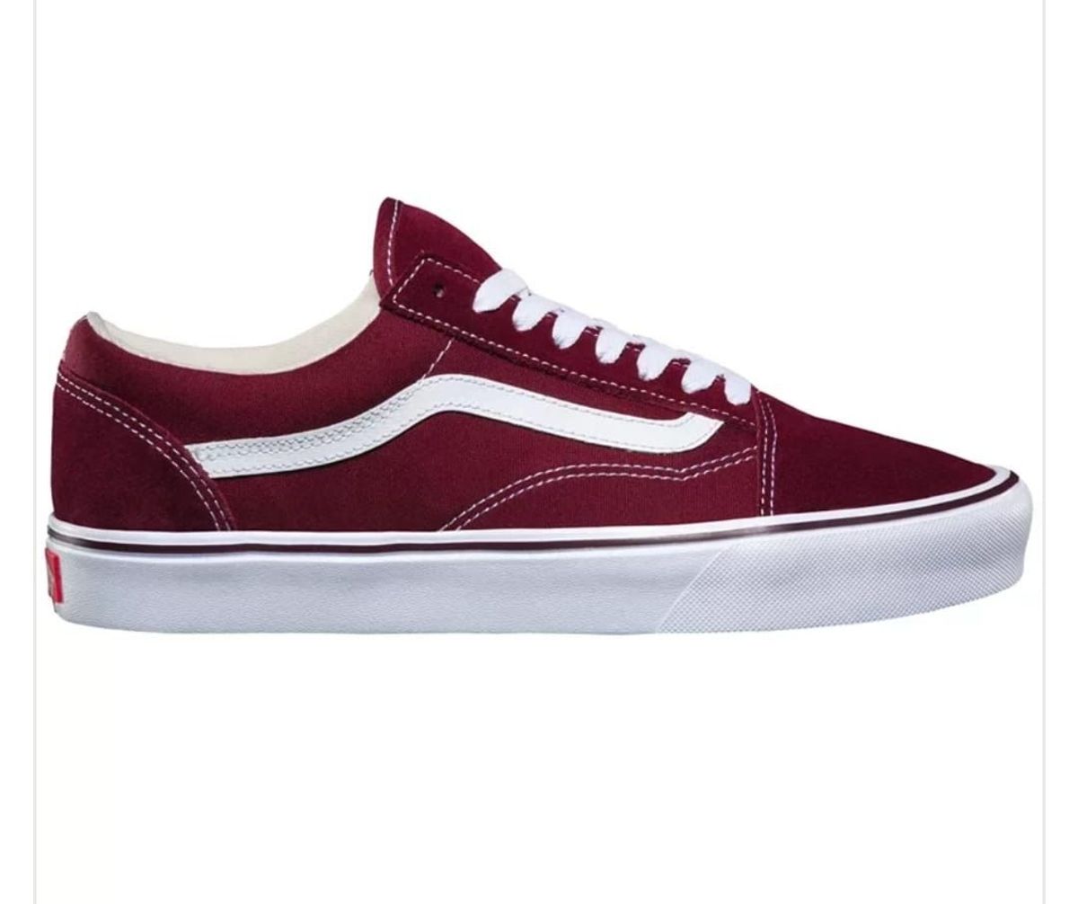 tenis vans old skool feminino vermelho