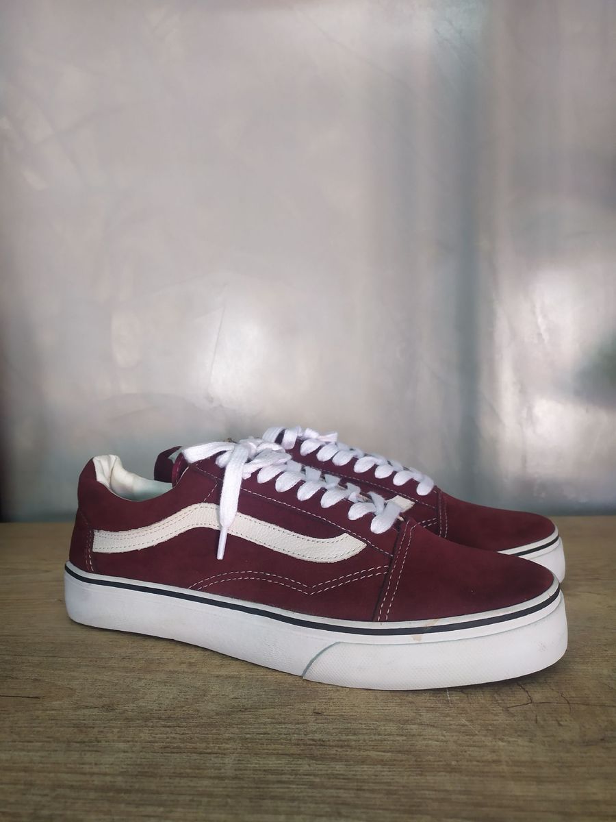 tenis old skool vinho