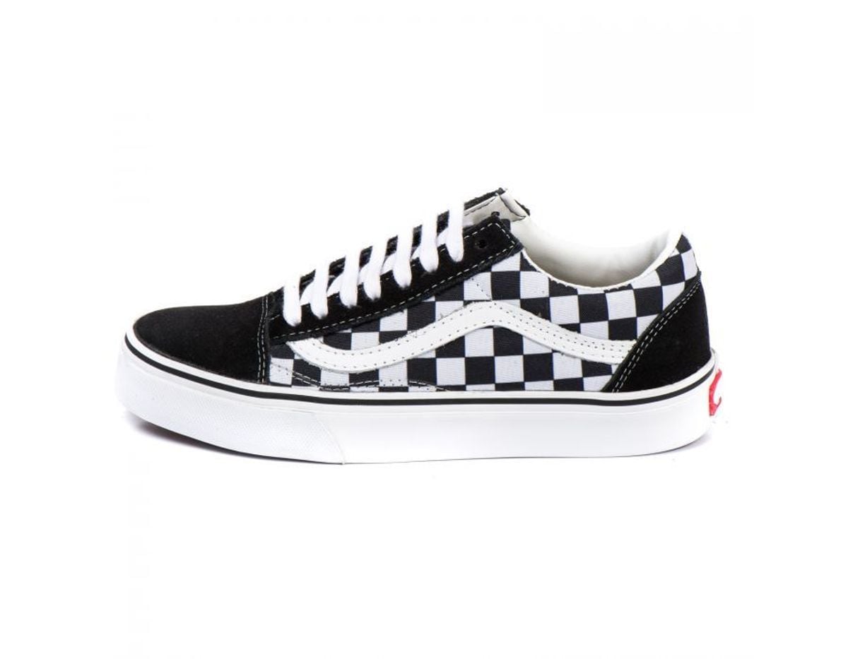 tenis vans quadriculado cano alto