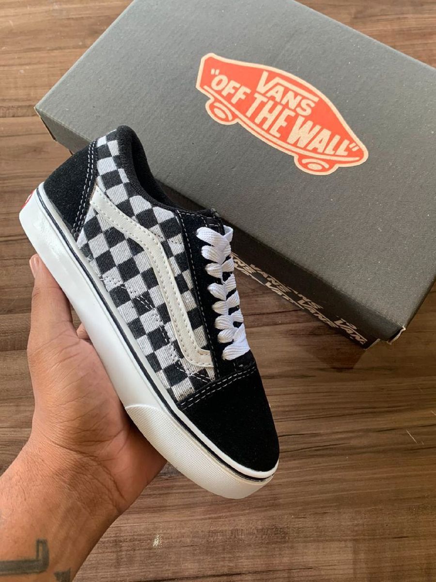 TÃªnis Vans Old Xadrez Unissex Esportivo e Casual | TÃªnis Feminino Vans