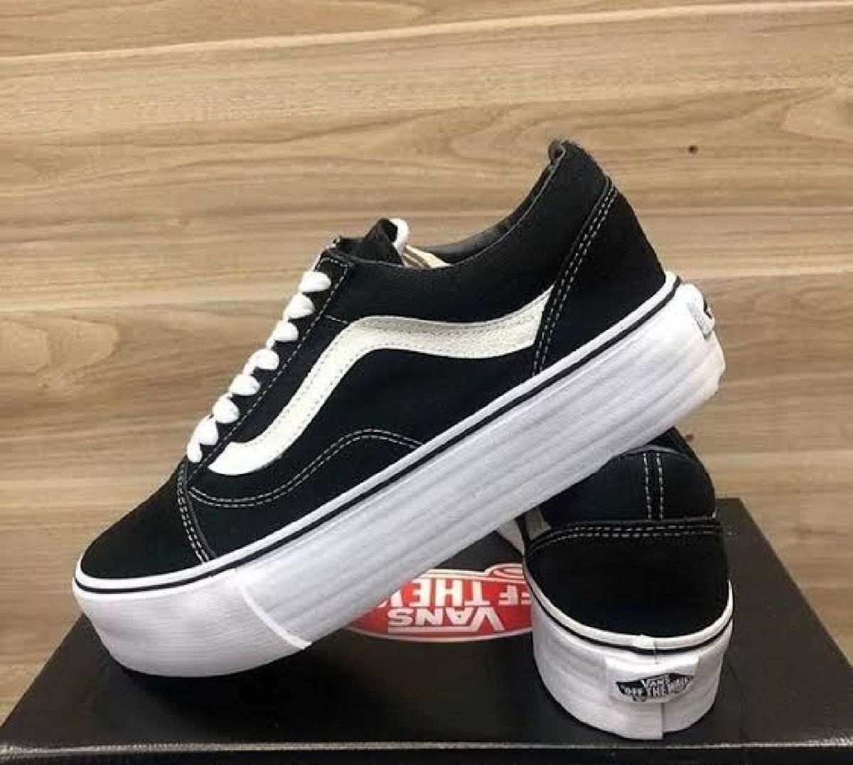 tenis vans old skool feminino plataforma