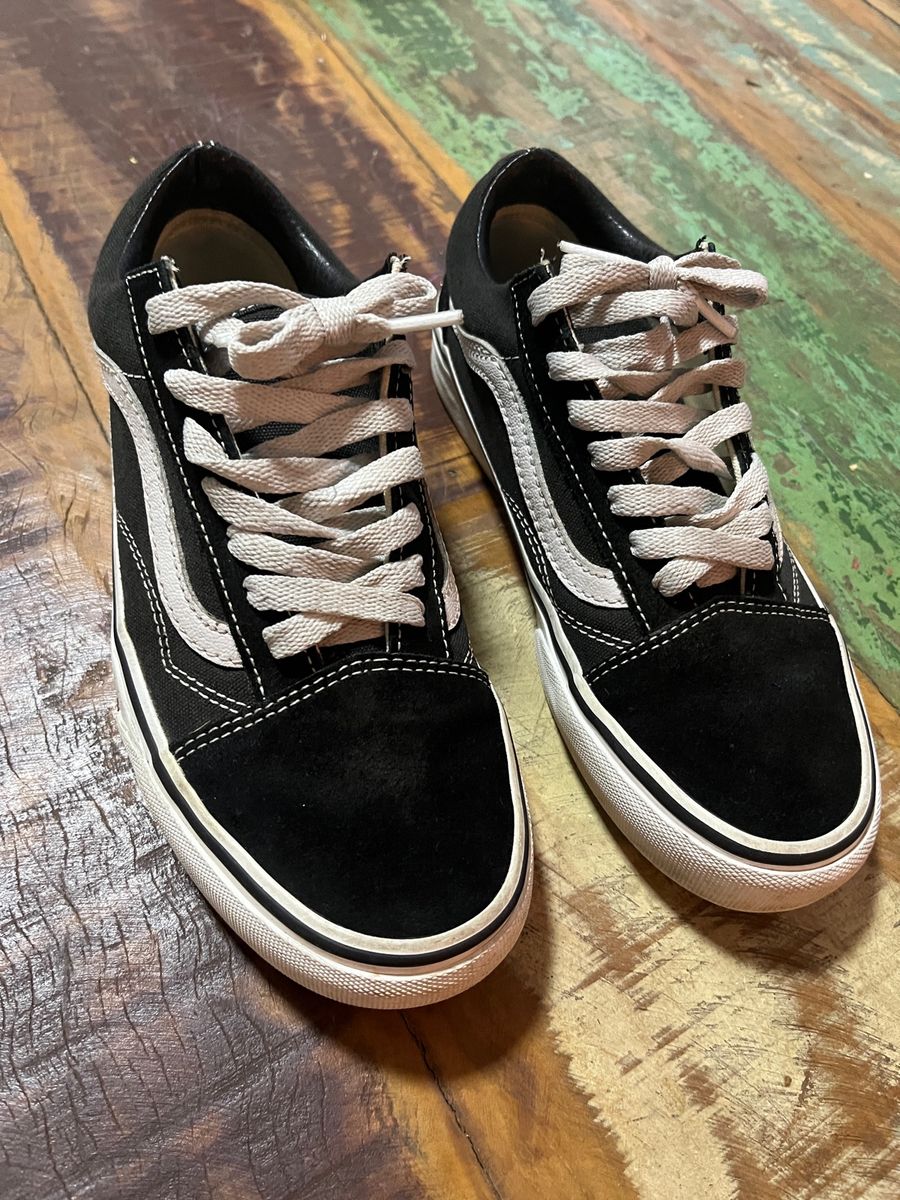 Vans old skool preto feminino sale 36