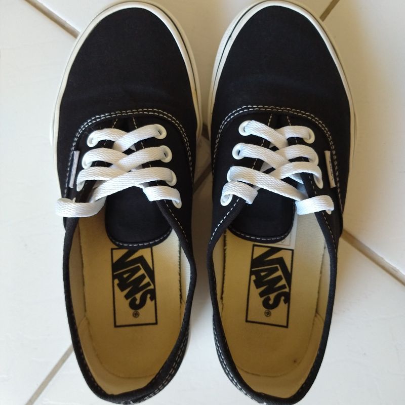 tenis vans authentic preto original
