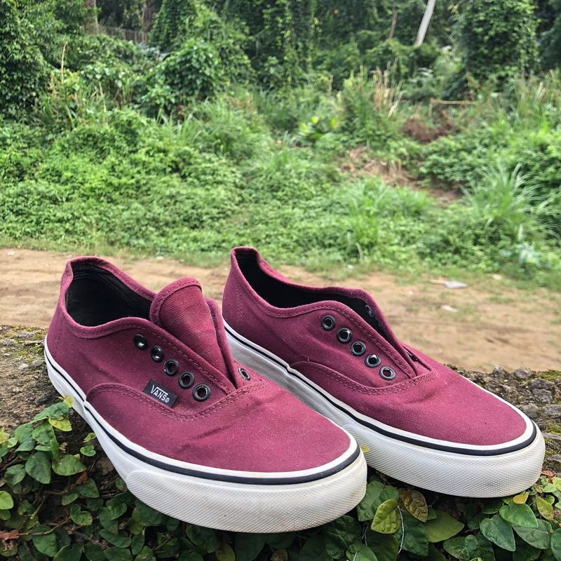 Tenis sales vans marsala