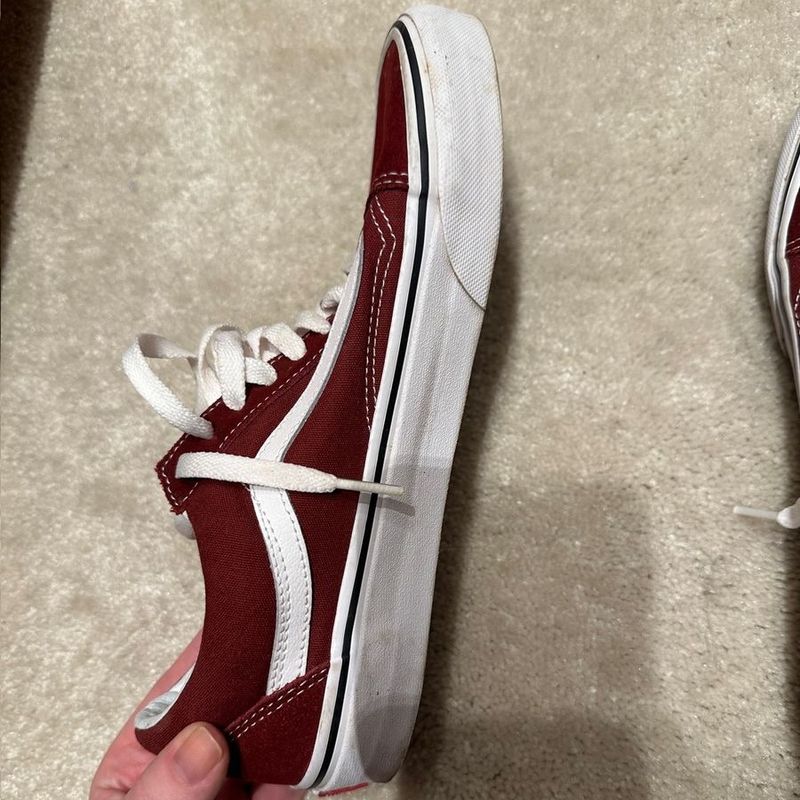 Tenis vans old 2024 skool vinho original