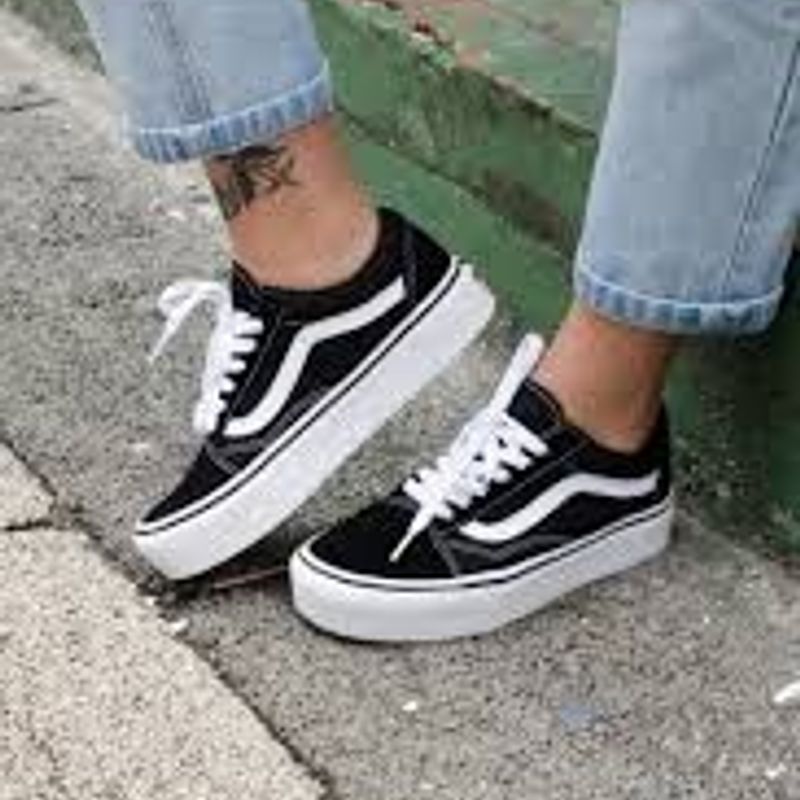 vans plataforma preto