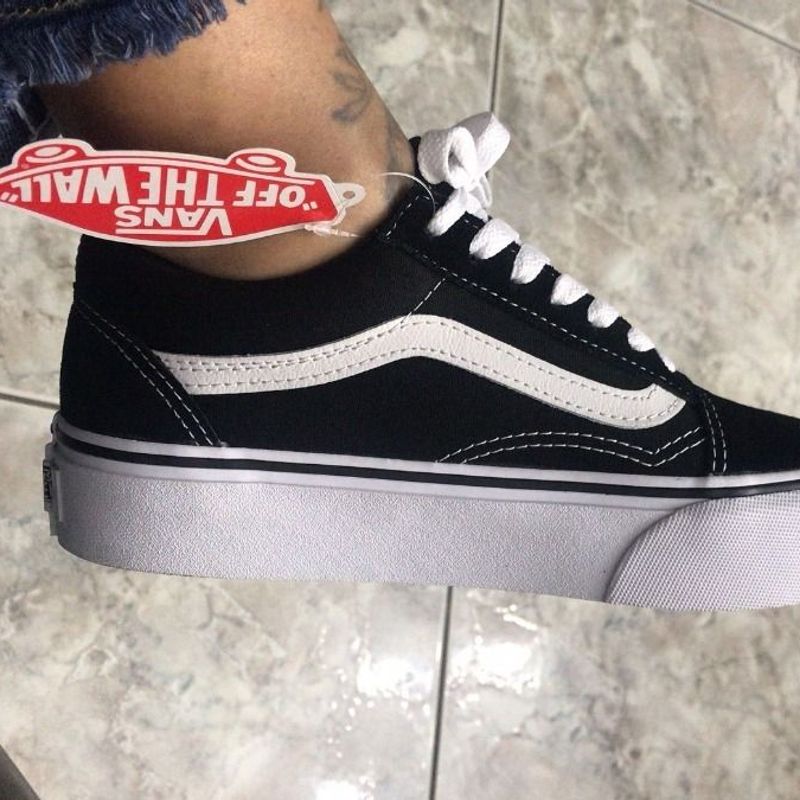 vans plataforma preto