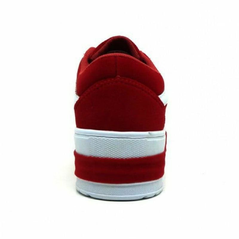 Tenis vans plataforma sales vermelho