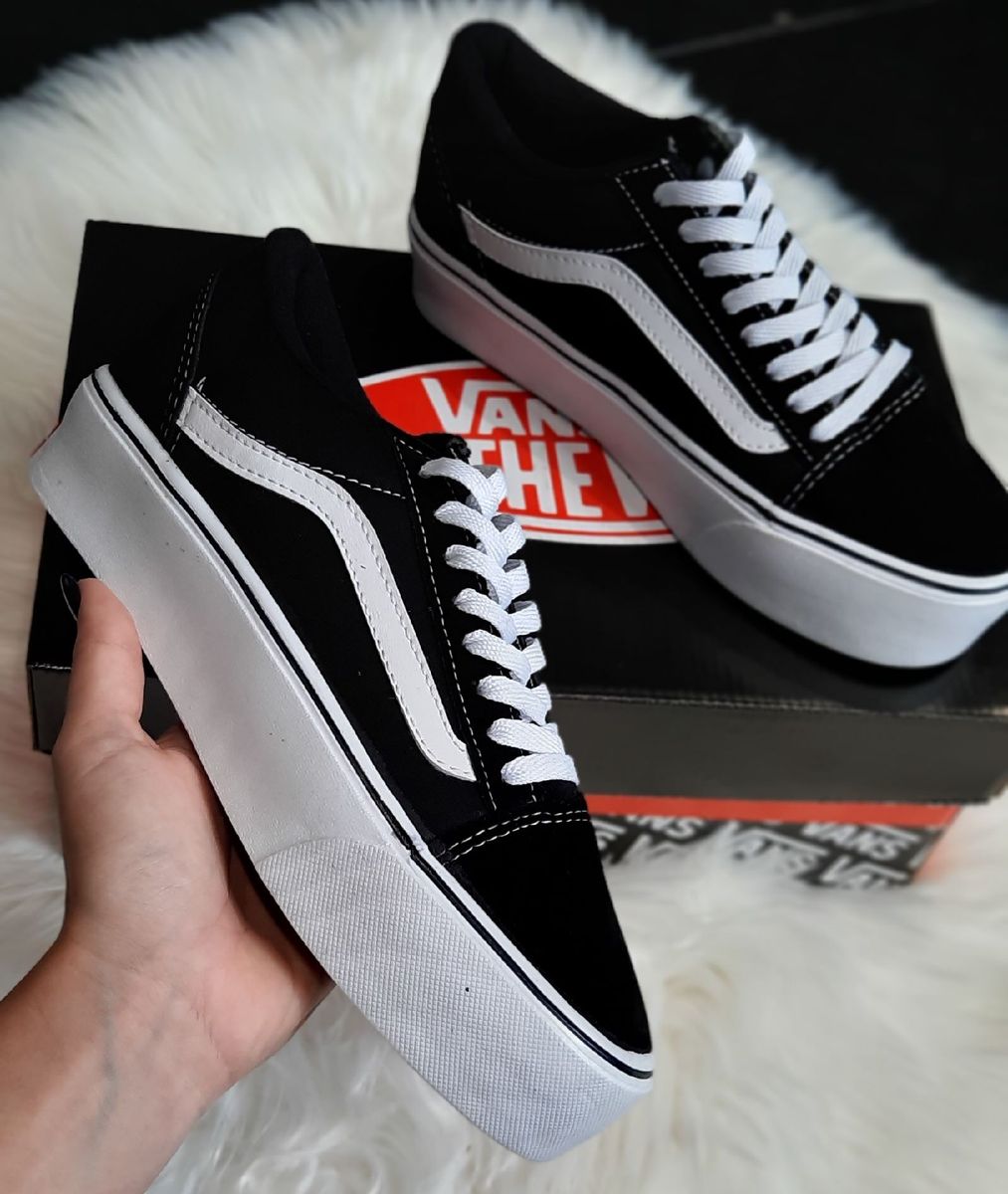 vans tenis plataforma