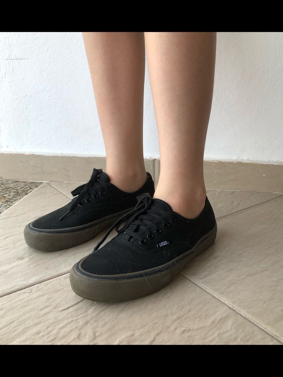 vans camurça preto