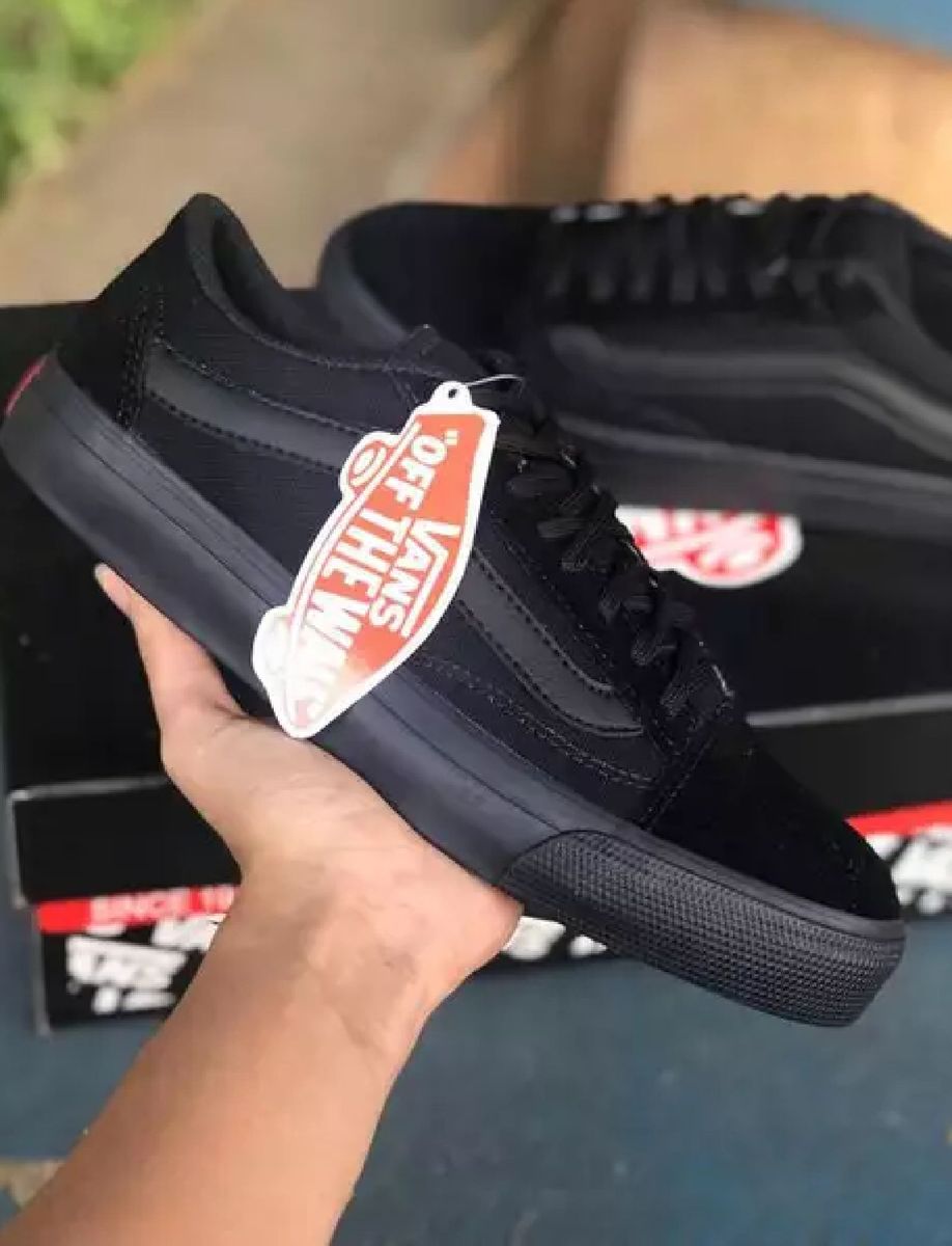 vans preto camurça