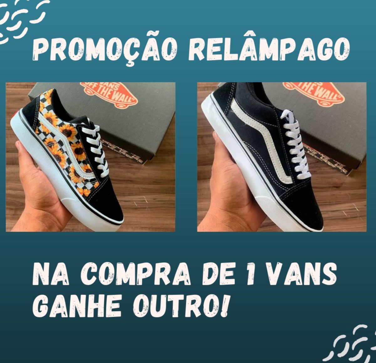 tenis vans preto listra branca