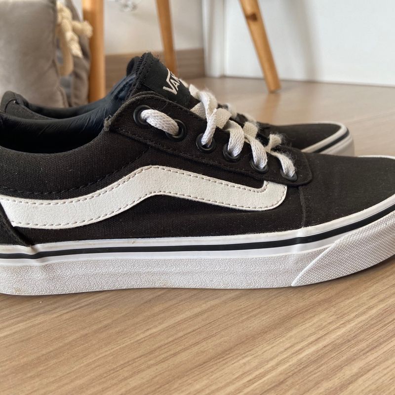 T nis Vans Preto Old Skool 35 T nis Feminino Vans Usado 93105326 enjoei