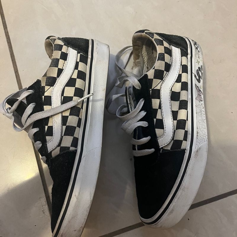 Vans best sale quadriculado feminino