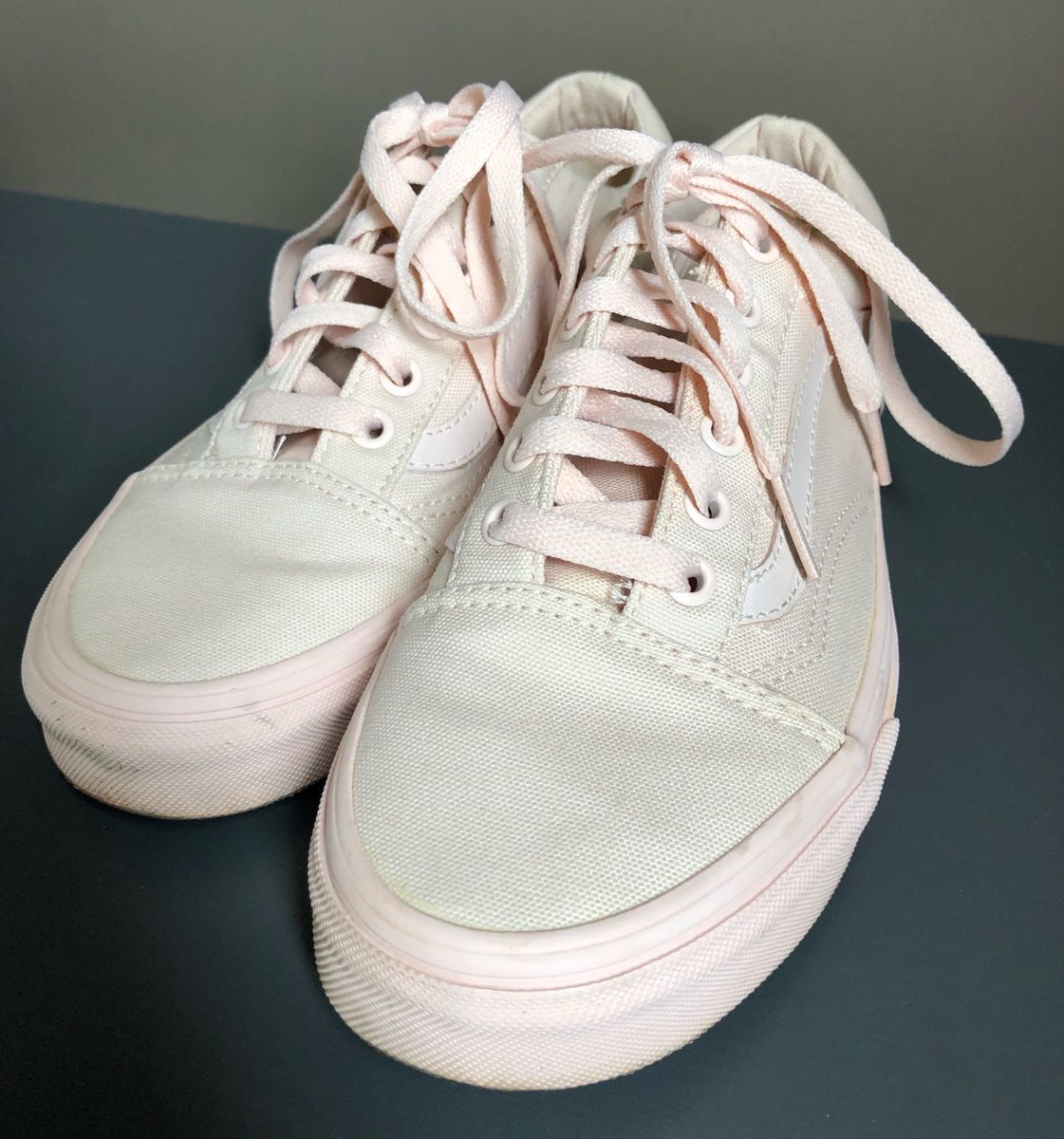 vans rosa bebe original