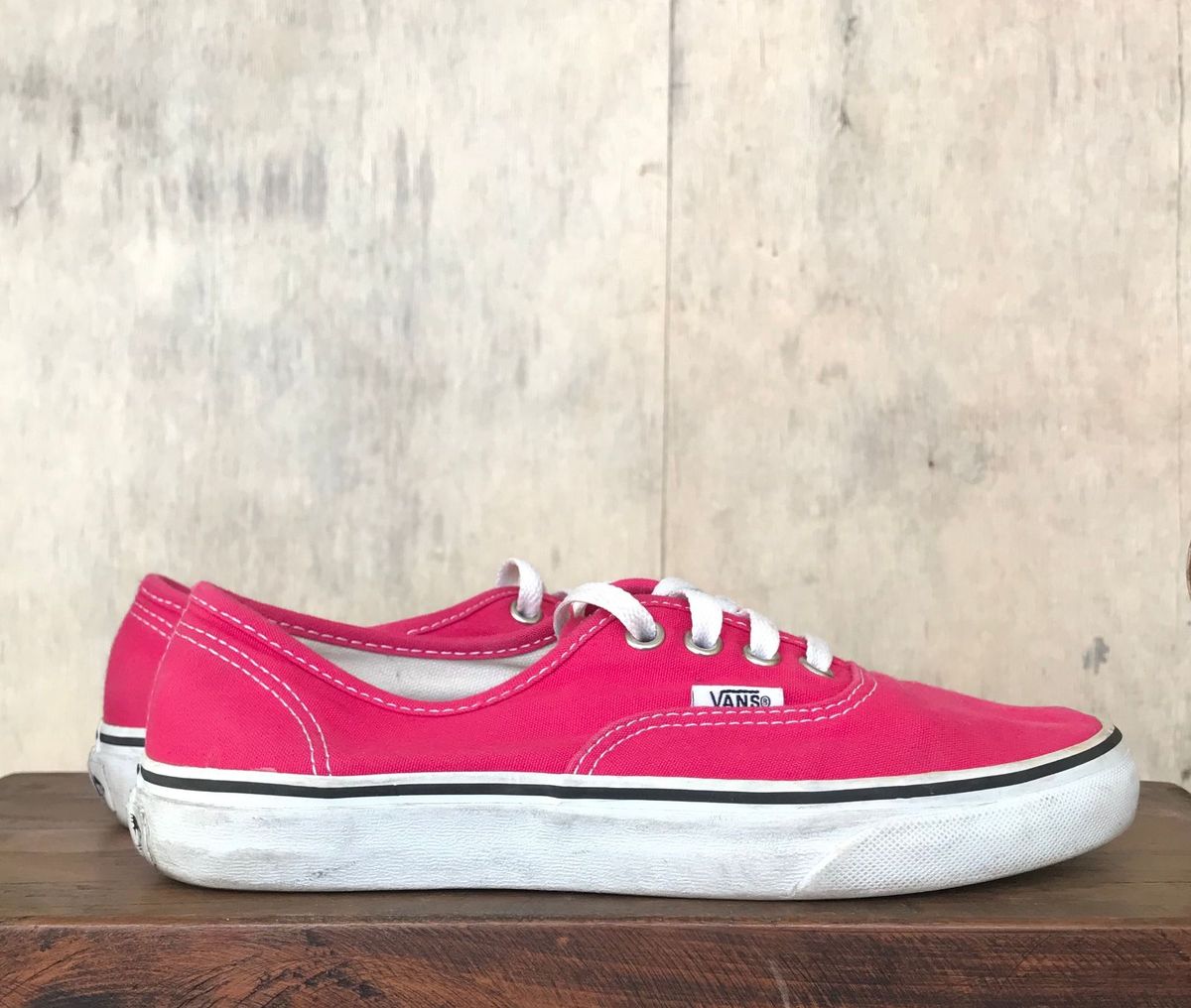 vans rosa escuro