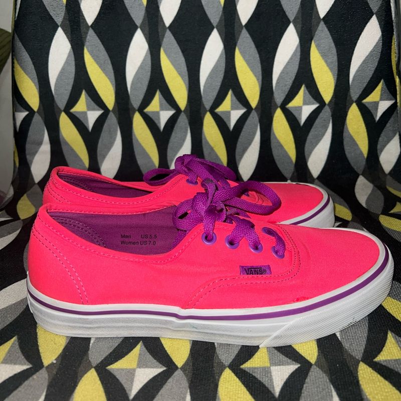 Vans rosa fluorescente sale