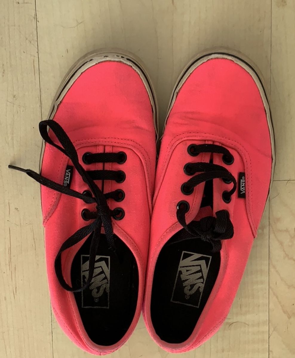 Vans feminino shop rosa neon