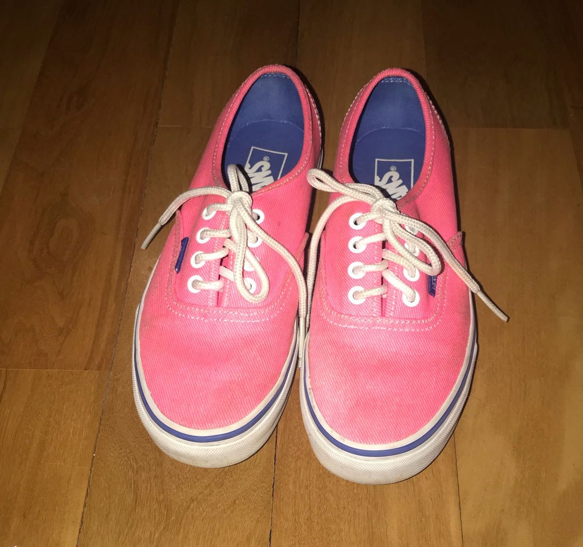 tenis vans rosa neon