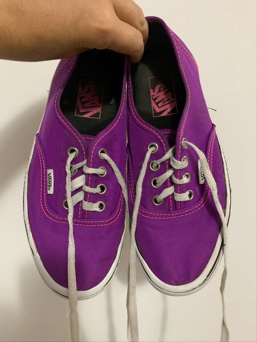 Tenis Vans Roxo Classic | Tênis Feminino Vans Usado 81216680 | enjoei
