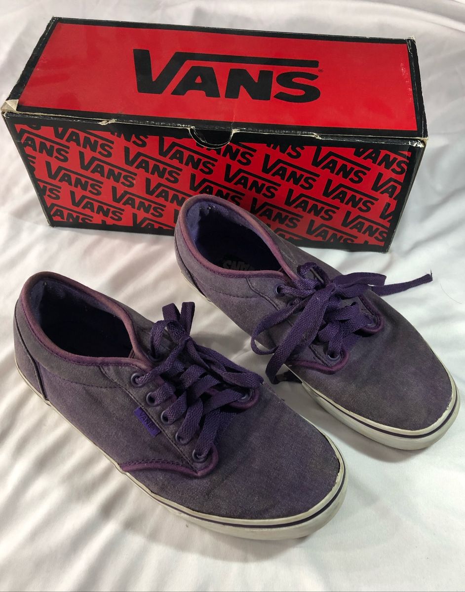 Tenis Vans Roxo | Tênis Feminino Vans Usado 43057917 | enjoei