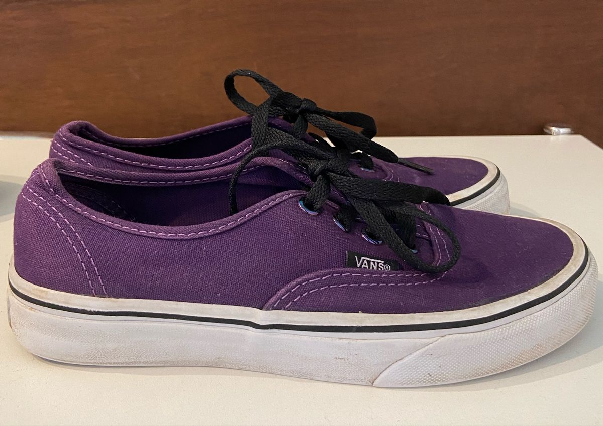 Tenis Vans Roxo | Tênis Feminino Vans Usado 48906128 | enjoei