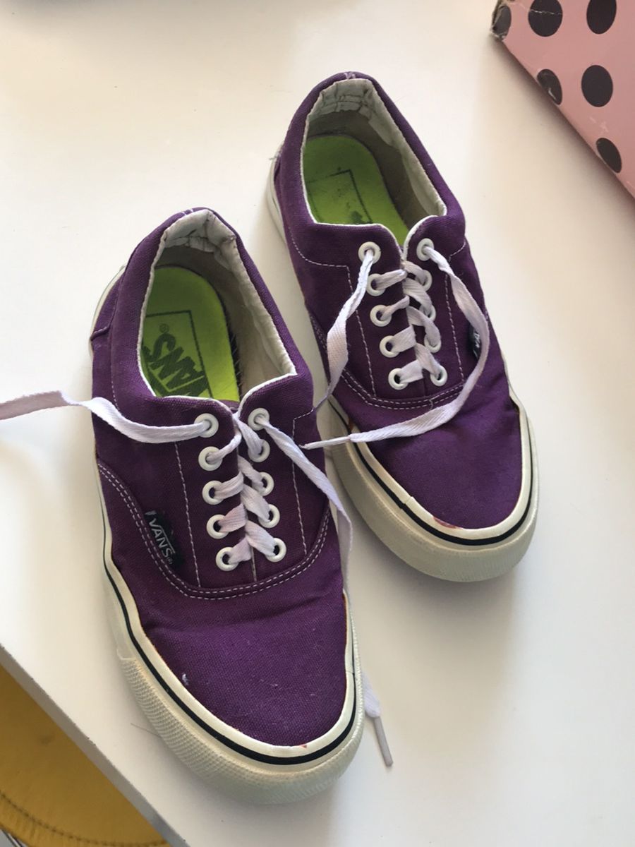 Tênis Vans Roxo | Tênis Feminino Vans Usado 46019106 | enjoei