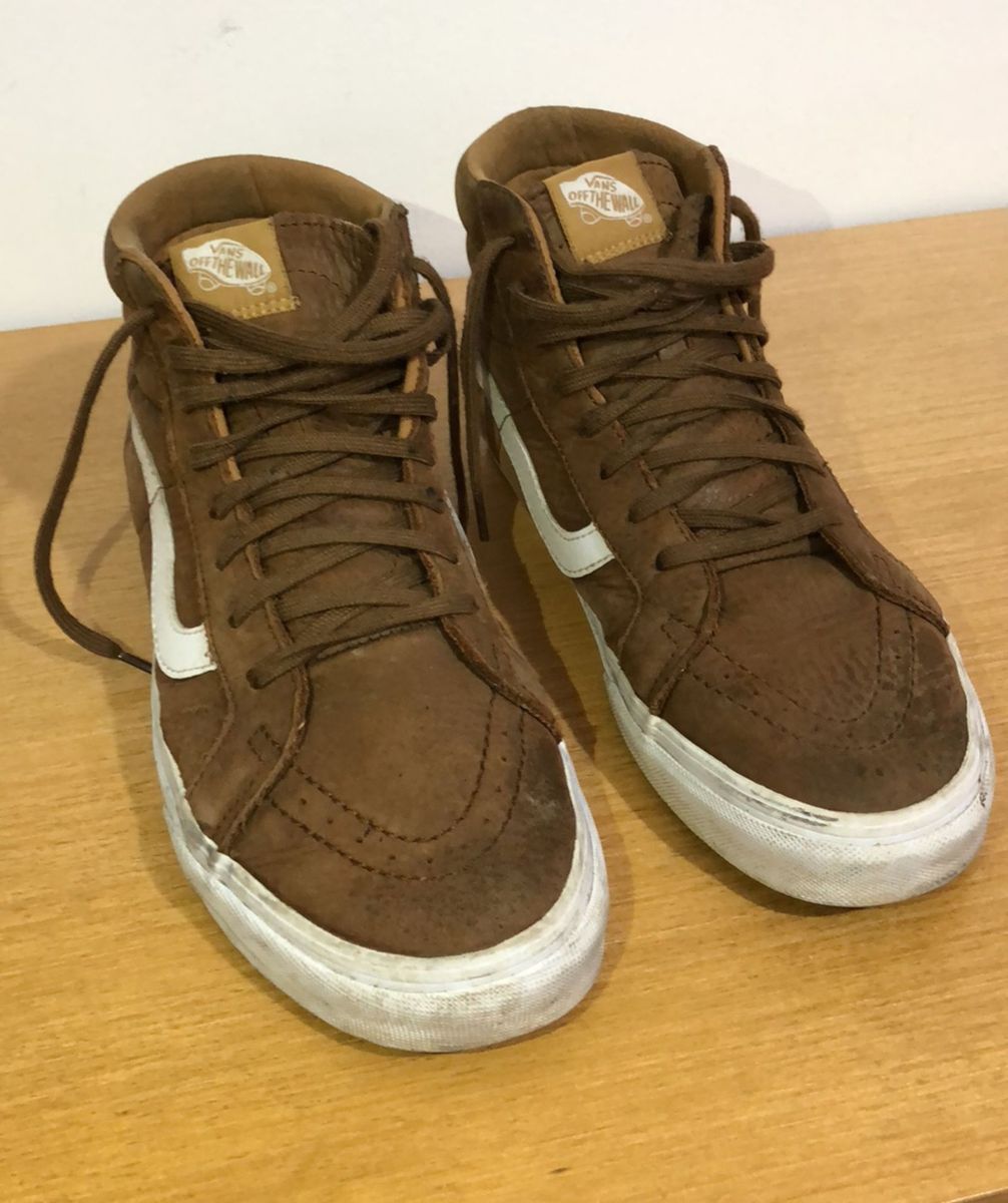 vans sk8 hi marrom