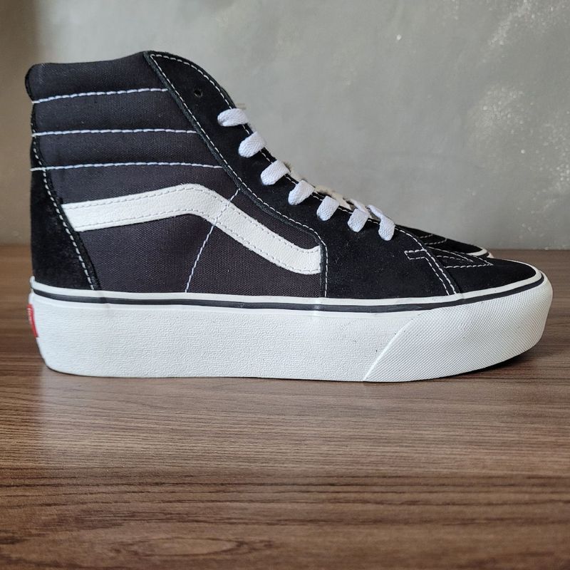 Tênis Vans Sk8 Hi Vans Plataforma Sk8 Hi Tenis Vans De Tela Tênis