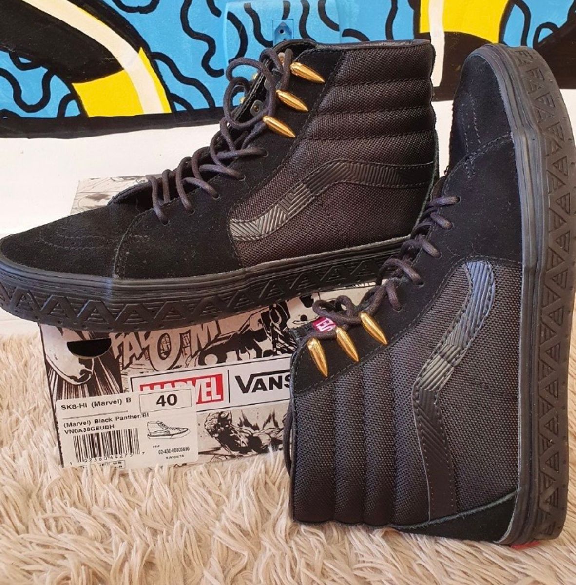 Vans marvel hot sale pantera negra